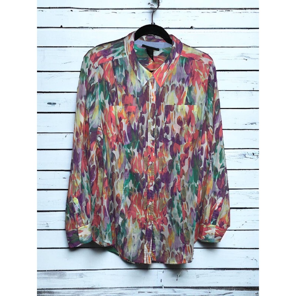 Lane Bryant Multicolor Blouse